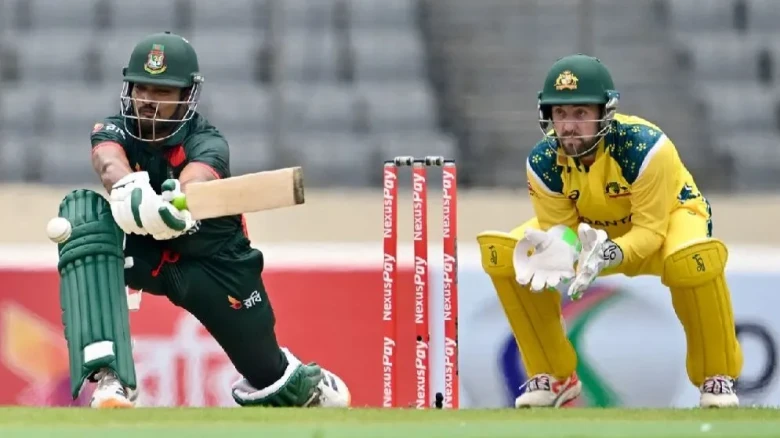 তিন ফিফটিতে অস্ট্রেলিয়াকে ২৮৫ রানের লক্ষ্য দিল বাংলাদেশ